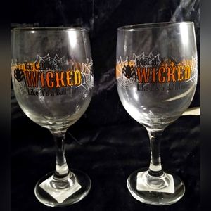Halloween Wine Glasses